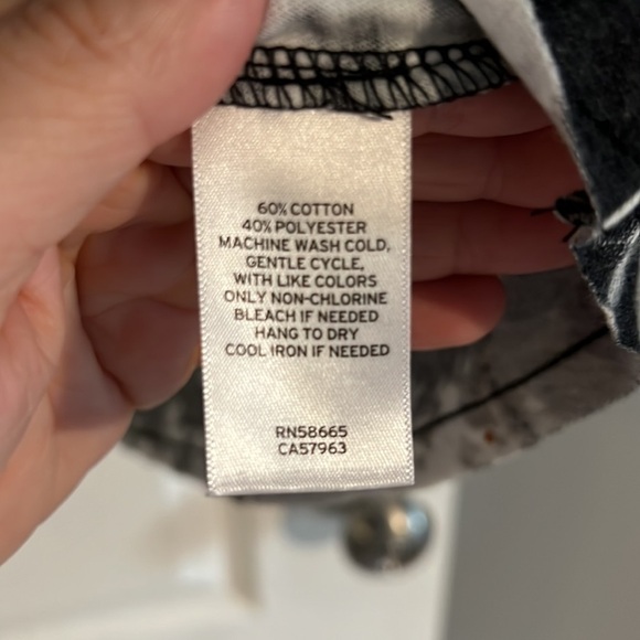 Abound Nordstrom black & white short sleeved cotton dress size small - Picture 6 of 7